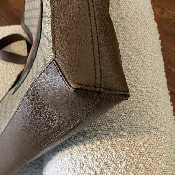 Gucci Ophidia Soft GG Supreme Large tote. Almost new condition. L R initials - Picture 7 of 9